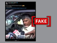 Viral clip of Chandrababu Naidu saying CM Jagan Reddy will come back to power in Andhra is edited