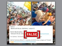 Old video of liquor distribution at Punjab fair falsely linked to 2024 farmers' protest