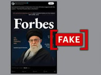Forbes cover calling Iran's Supreme Leader ‘most powerful man in the world' is fake