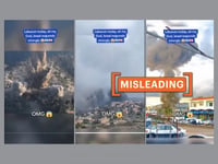 Old video from 2018 passed off as visual of recent Israeli attack on Lebanon