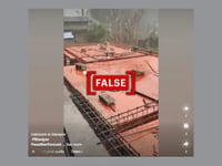 Video from China passed off as footage of recent hailstorm in Manipur