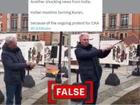 No, video does not show ‘Indian Muslims burning Quran’ during anti-CAA protests