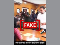 Video of Rahul Gandhi saying he is resigning from Congress is manipulated