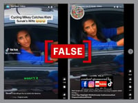 Unrelated video passed off as Rishi Sunak's wife using Instagram while driving