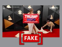 Altered visuals shared to claim Taylor Swift declared support for Trump