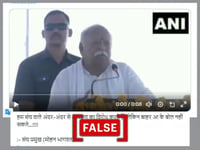 Clipped video shared as RSS chief saying his organization opposes reservations