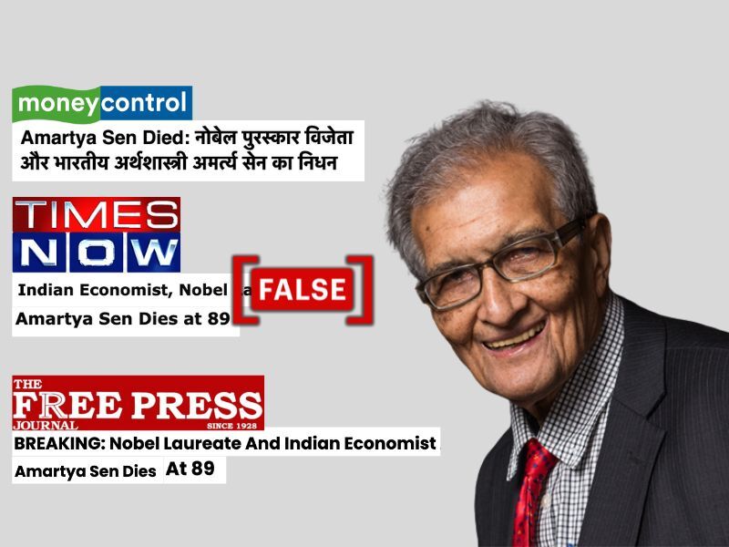 Media outlets fall for fake post on Amartya Sen’s death