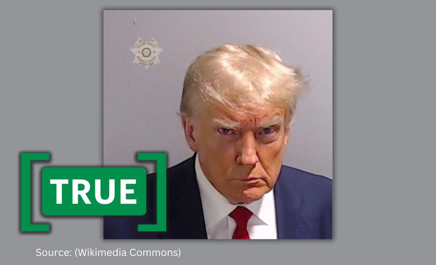 Beware of fakes - Here’s the real Trump mugshot