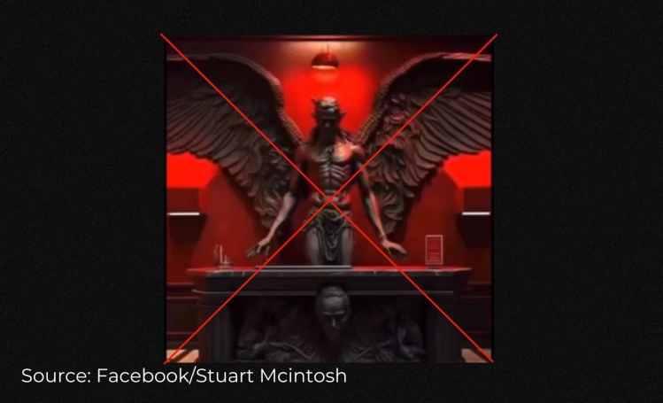 False: Photos show a Satanic hotel in Plano, Texas, that will open on June 6.