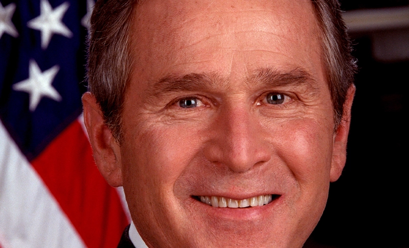 False: The military has arrested former President George W Bush.