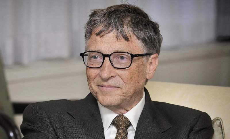 False: Bill Gates designed the RFID (Radio-frequency identification) and patened it under US2006257852 at Cornell.