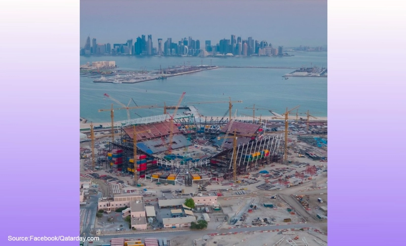 False: Photos show Doha's Stadium 974 being dismantled after the Brazil vs. South Korea World Cup match on December 6.