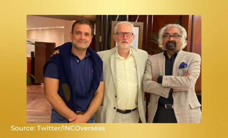 False: Viral photo proves Rahul Gandhi met producer of the BBC documentary on PM Modi six months ago.