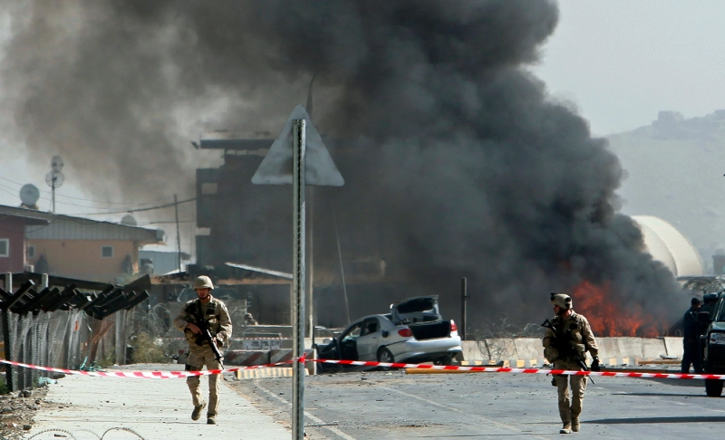 False: The Taliban was involved in the twin explosions in Kabul on August 26.