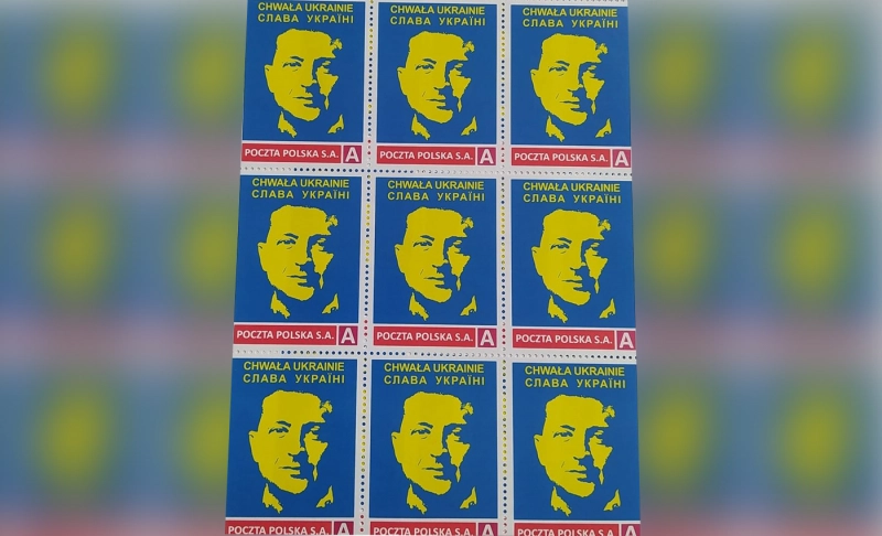 Misleading: Poland has issued a new postage stamp featuring Zelenskyy's face.