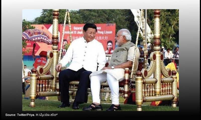 False: Prime Minister Narendra Modi was spotted with China's President Xi Jinping after India-China clashes at Arunachal Pradesh in December 2022.