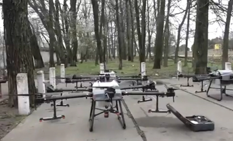 False: Russia has seized drones carrying chemical agents that cause COVID-19 and other diseases in Ukraine.
