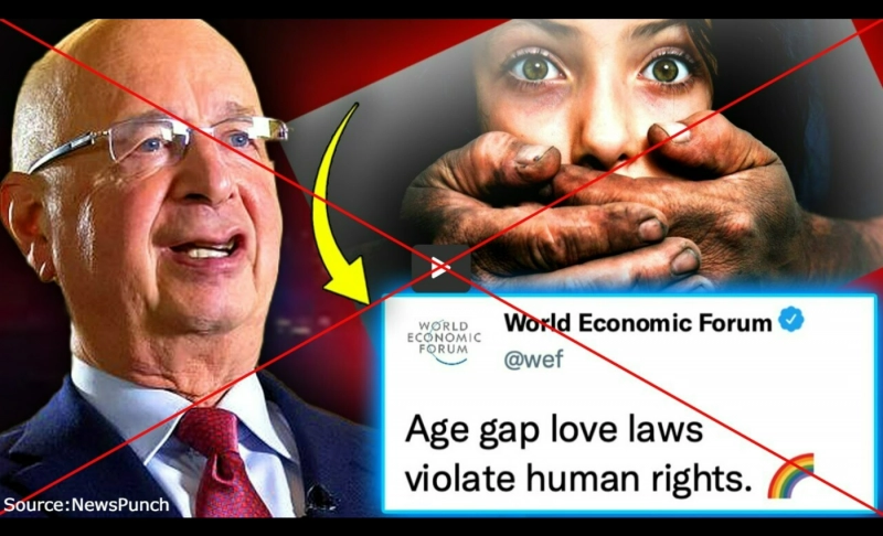 False: World Economic Forum promotes pedophilia and claims 'pedophiles will save the world.'