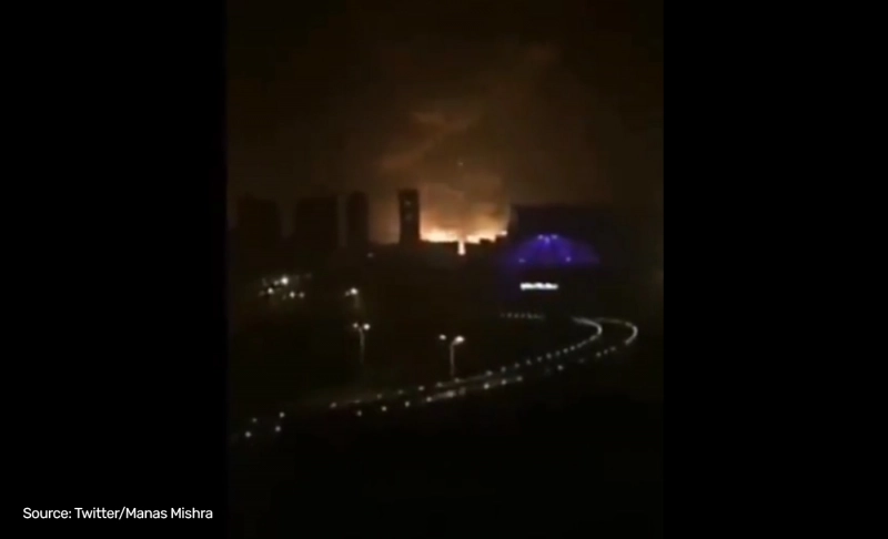 False: A massive explosion took place in Beijing during the coup against Chinese President Xi Jinping.