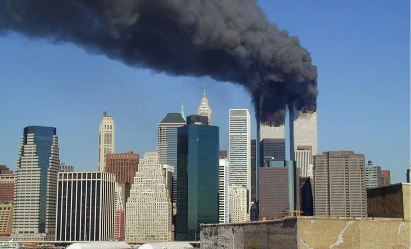 False: No planes were involved in 9/11.