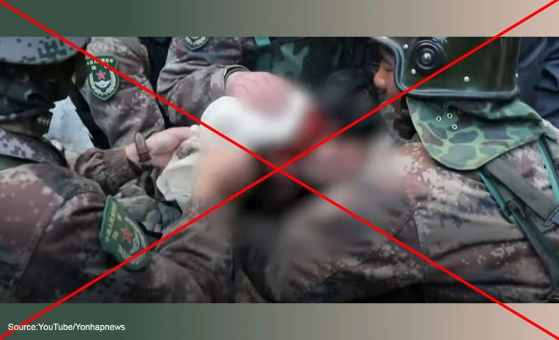 False: This video shows a Chinese soldier injured during the clash with Indian troops in Tawang, Arunachal Pradesh on December 9, 2022.