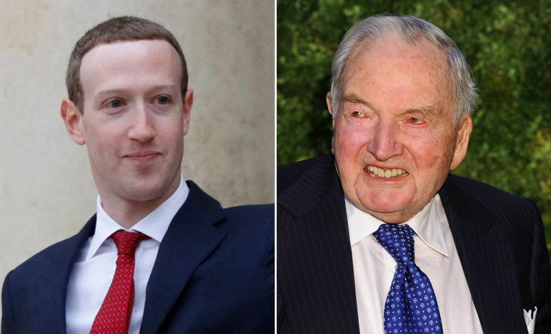 False: Mark Zuckerberg is David Rockefeller’s grandson, and the Rothschilds own 10% of Meta shares.