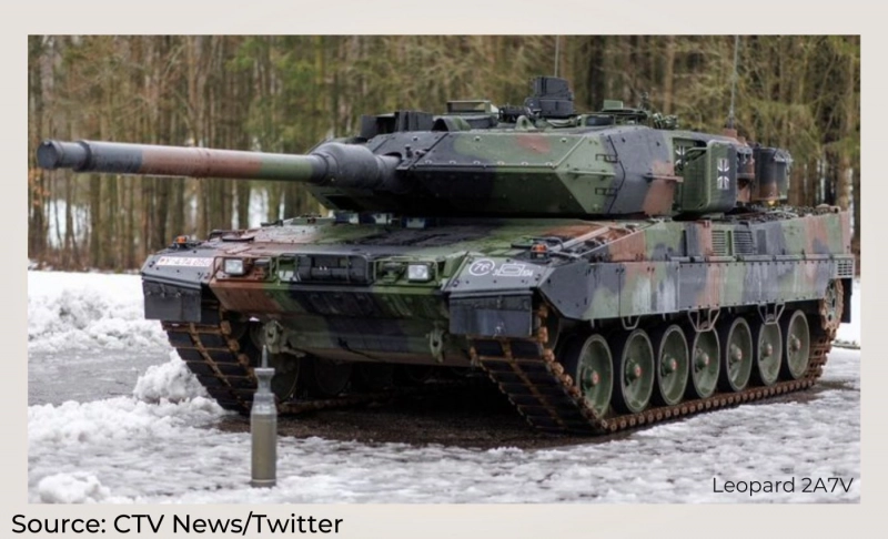 False: Canada sent a tank to Ukraine painted with the Germany Iron Cross symbol worn by Hitler.