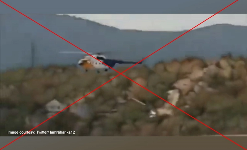 False: Video shows helicopter crash outside Kyiv that killed Ukraine's interior ministry leadership.
