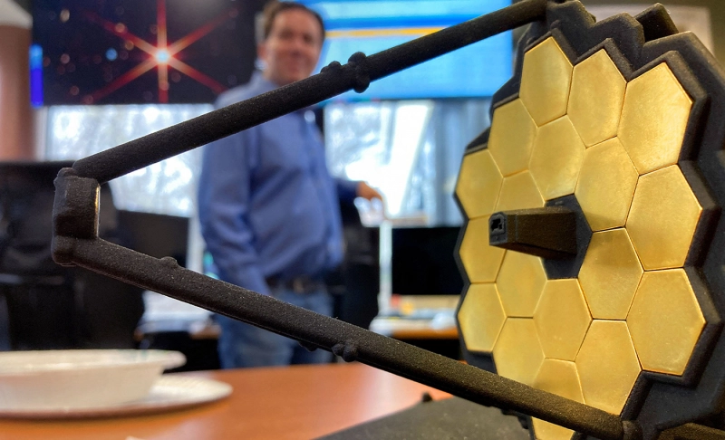 False: The first images taken by the James Webb Space Telescope are computer-generated.