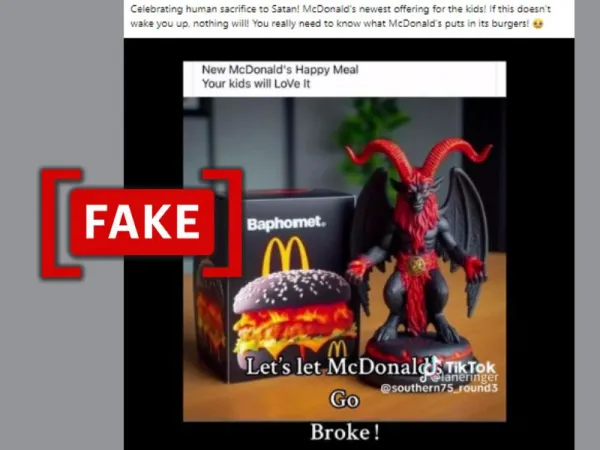 AI image passed off as ‘Baphomet burger’ introduced by McDonald’s