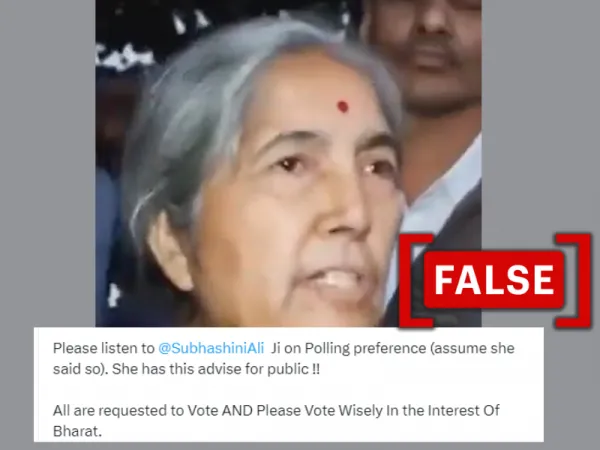 No, this video does not show CPI(M) leader Subhashini Ali criticizing Rahul Gandhi