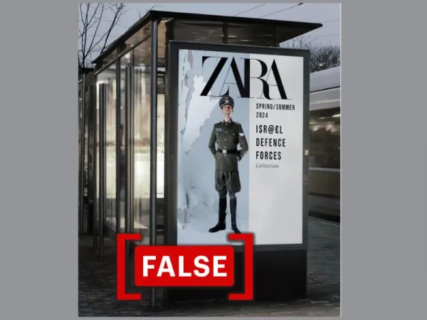 No, Zara has not launched an Israel Defence Forces-themed clothing collection