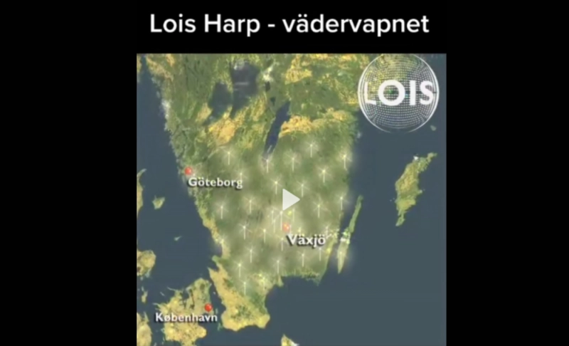  Nej, svenska LOIS-projektet är inte en del av det amerikanska HAARP-projektet  och används inte för att göra vädret till ett vapen genom chemtrails.