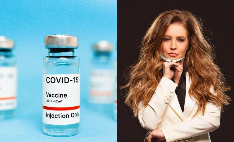 False: Lisa Marie Presley shared her COVID-19 vaccination experience on Facebook in March 2022.