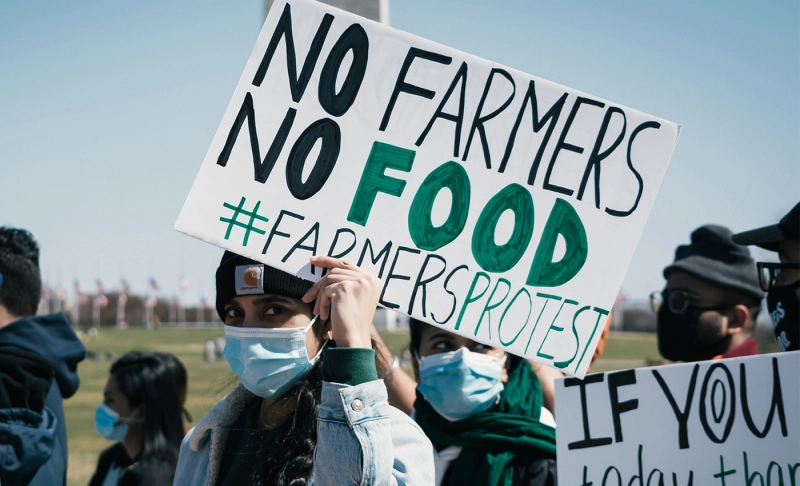 New Zealand farmers supported the farmer protests in Delhi.
