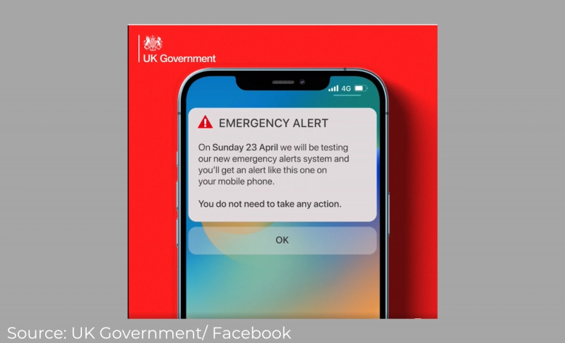You will not receive alerts if you opt out of the upcoming U.K. emergency alert