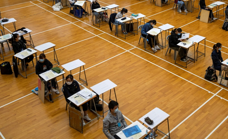True: Scotland's school pupils are receiving their results after the COVID-19 pandemic forced exams to be canceled for the first time in history.