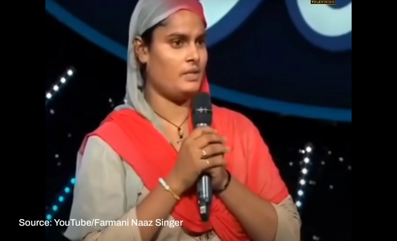 False: Indian singer Farmani Naaz is converting from Islam to Hinduism.