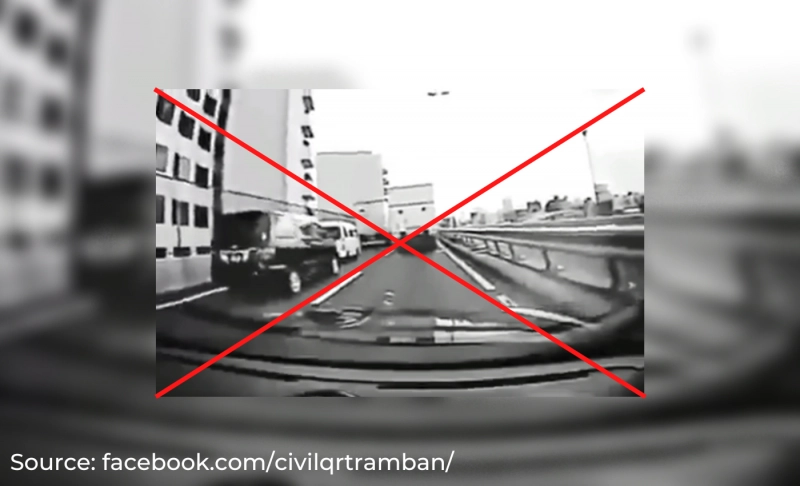 False: This video shows cars on an overpass taken during the February 2023 earthquakes in Turkey.