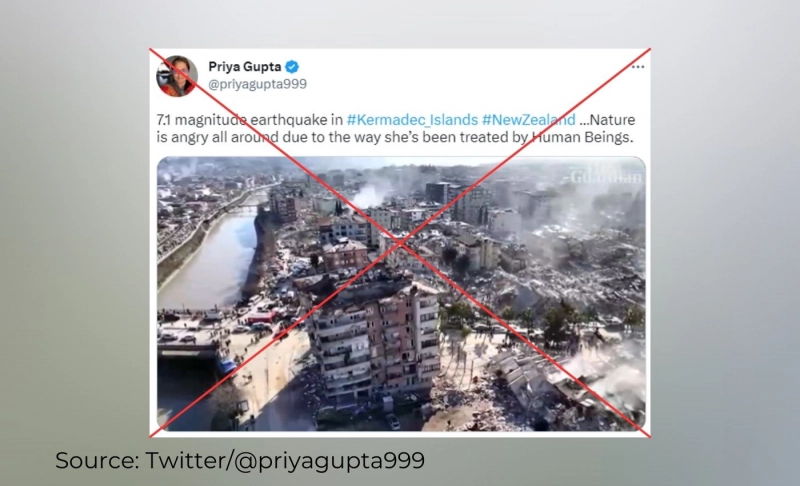 False: Old aerial footage from Turkey has been falsely linked to a recent earthquake in New Zealand