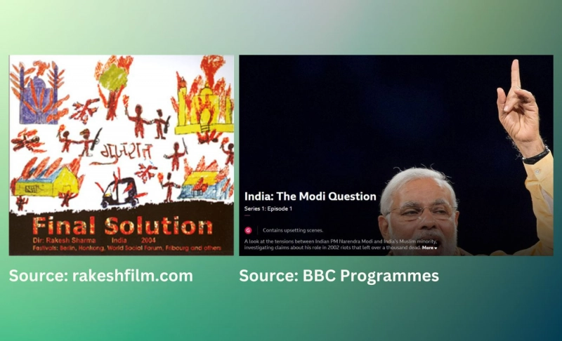 False: Final Solution, a documentary about the 2002 Gujarat riots, was banned by the CBFC in 2004.
