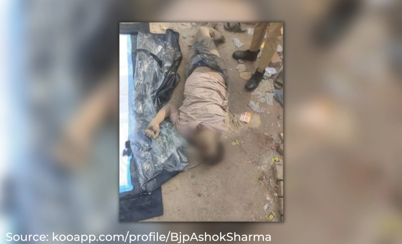 Image of a body found in Kanpur falsely shared to claim Atiq Ahmed's aide killed in 'encounter'