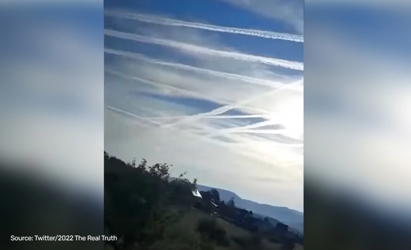 False: 'Chemtrails' are used across countries to block the Sun's rays.