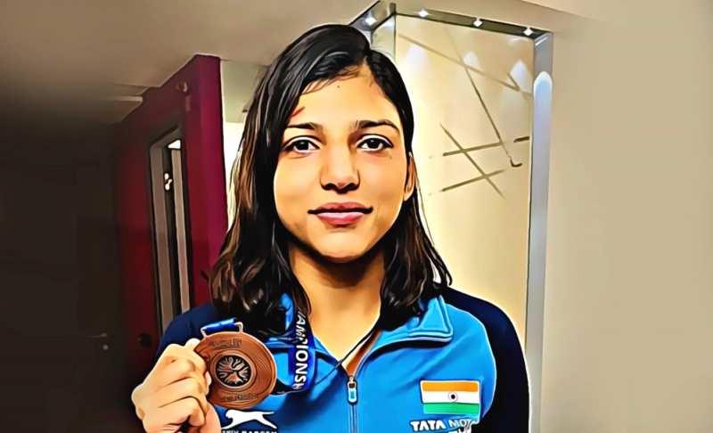 False: Nisha Dahiya, the Indian under-23 world championship wrestling bronze medalist, was shot dead by unknown assailants.