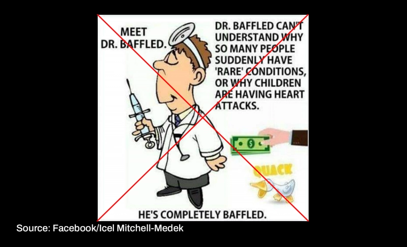 False: COVID-19 vaccines significantly increase the risk oh heart attacks in children.