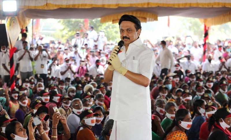 True: DMK hasn’t won any election without allies since 1996