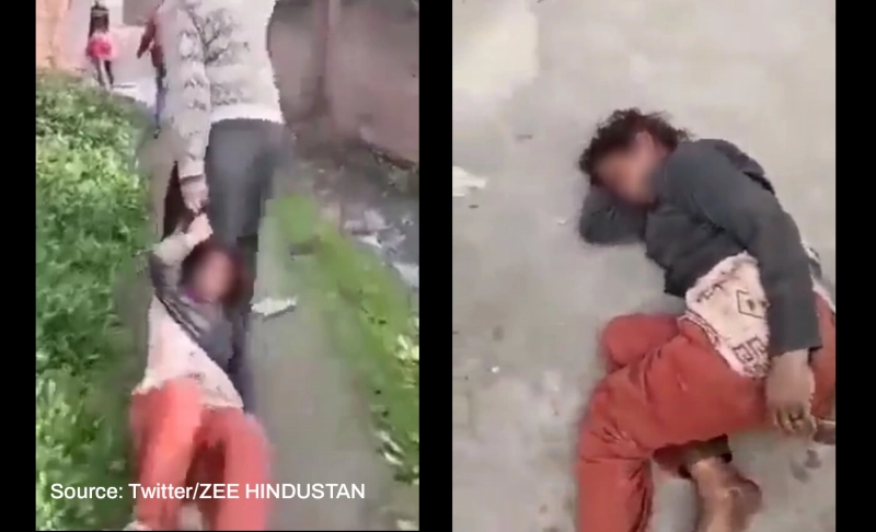 Misleading: Video of physical assault on woman in Pakistan given a false communal spin