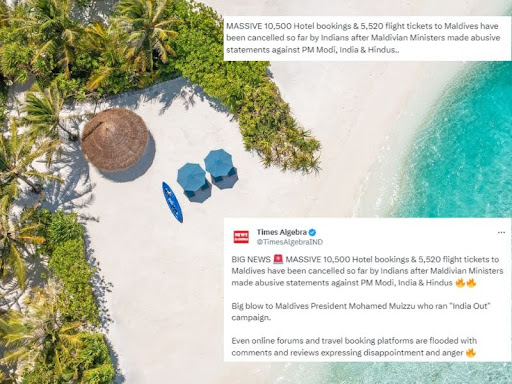 En masse booking cancellations by Indians to the Maldives? Claim lacks evidence